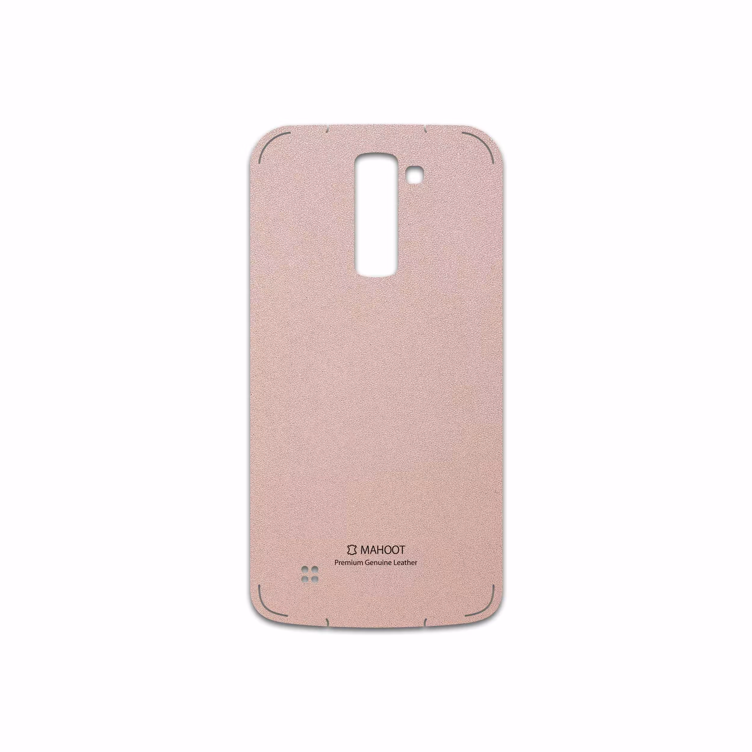 برچسب پوششی ماهوت مدل Rose Gold Leather مناسب برای گوشی موبایل ال جی K10