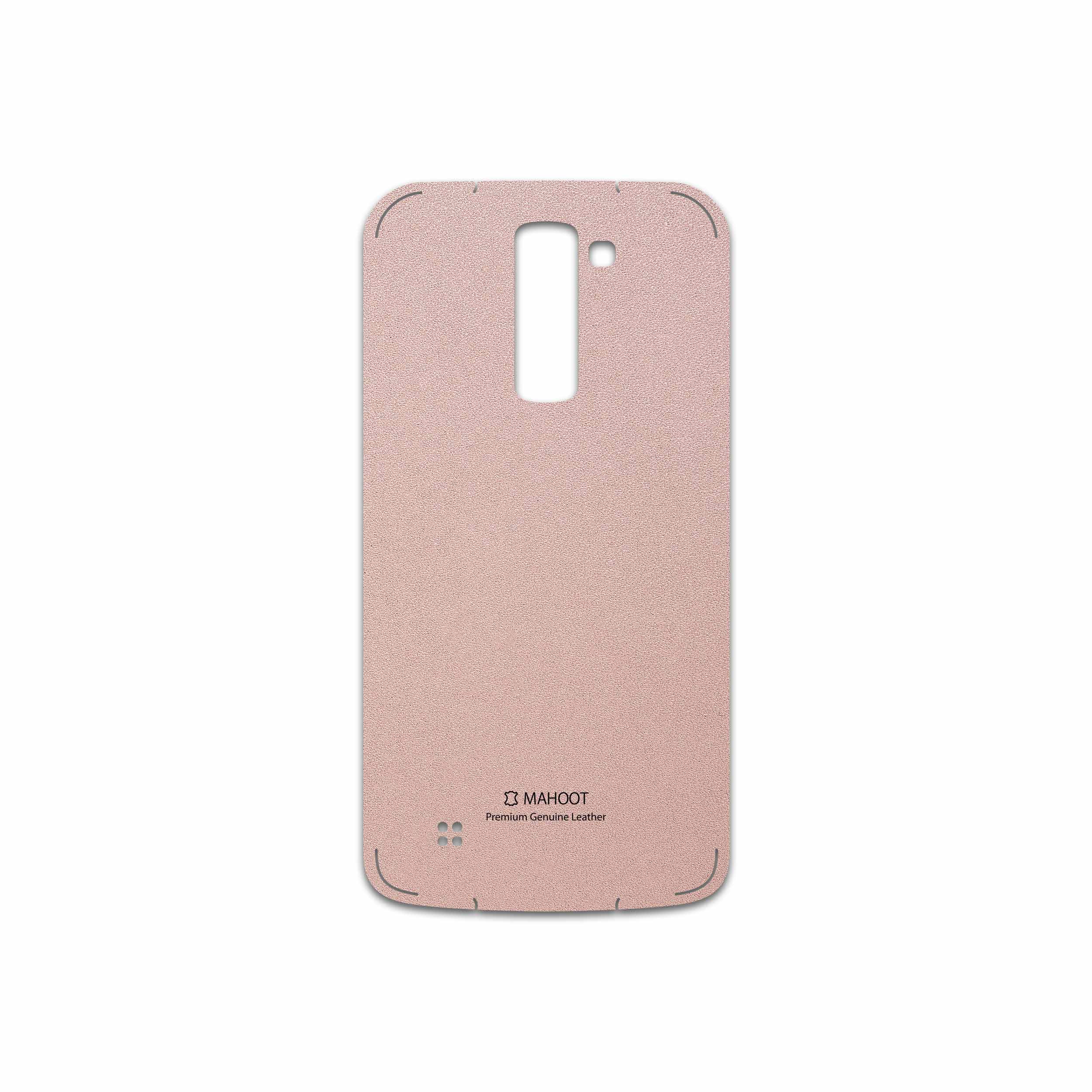 برچسب پوششی ماهوت مدل Rose Gold Leather مناسب برای گوشی موبایل ال جی K10
