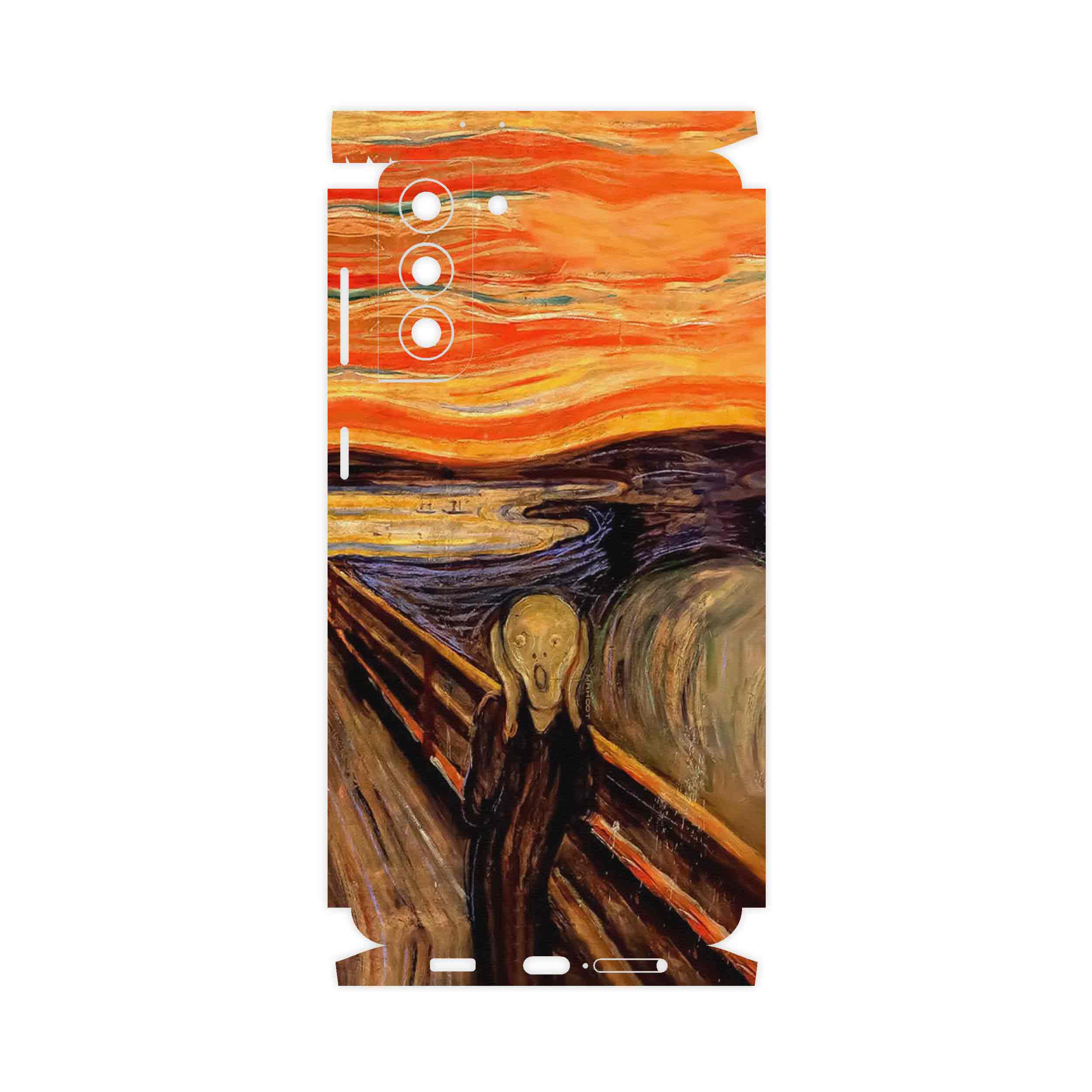 برچسب پوششی ماهوت مدل The Scream of Munch-FullSkin مناسب برای گوشی موبایل سامسونگ Galaxy S21 Plus 5G