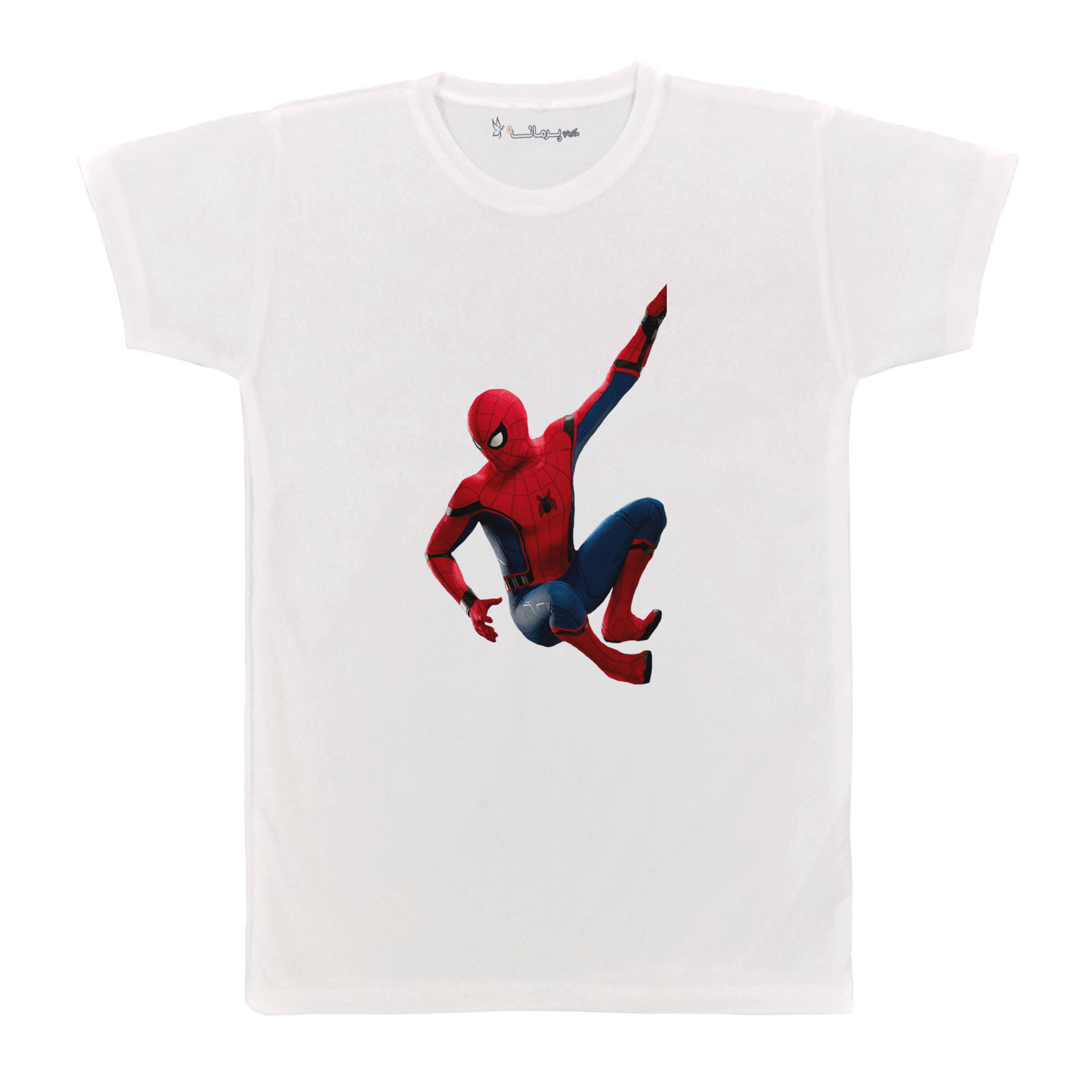 تی شرت بچگانه پرمانه طرح اسپایدر من مرد عنکبوتی کد pmt.411