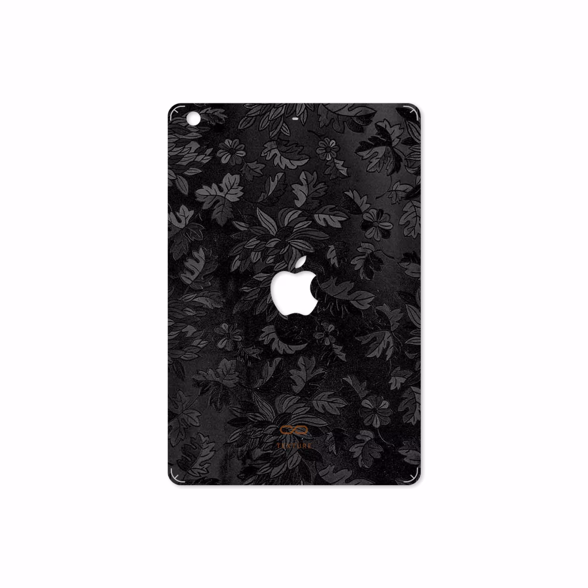 برچسب پوششی ماهوت مدل Black-Wildflower مناسب برای تبلت اپل iPad mini 2 2013 A1490