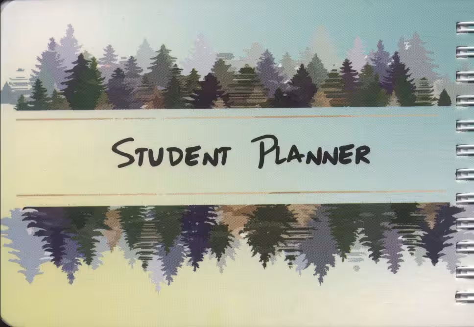 دفترچه یادداشت student planner (کد 503)،(سیمی) - ناشربوک | خرید آنلاین کتاب