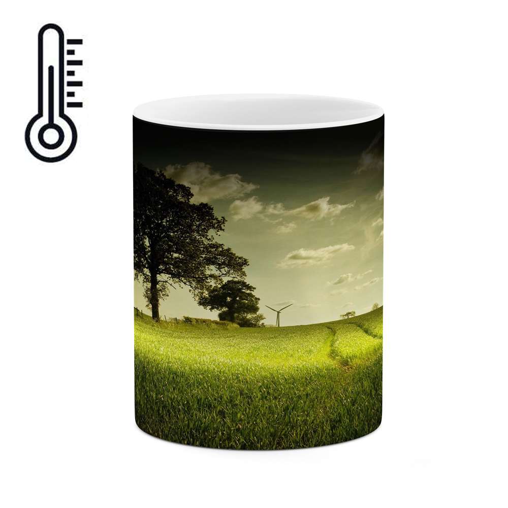 ماگ حرارتی کاکتی طرح منظره مدل mgh15823