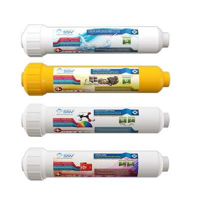 فیلتر دستگاه تصفیه آب اس اس وی مدل P.M.A.I کد 5678 مجموعه 4 عددی