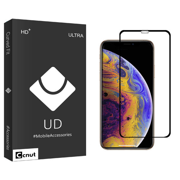 محافظ صفحه نمایش کوکونات مدل UD Black مناسب برای گوشی موبایل اپل iPhone XS Max | کالا برتری