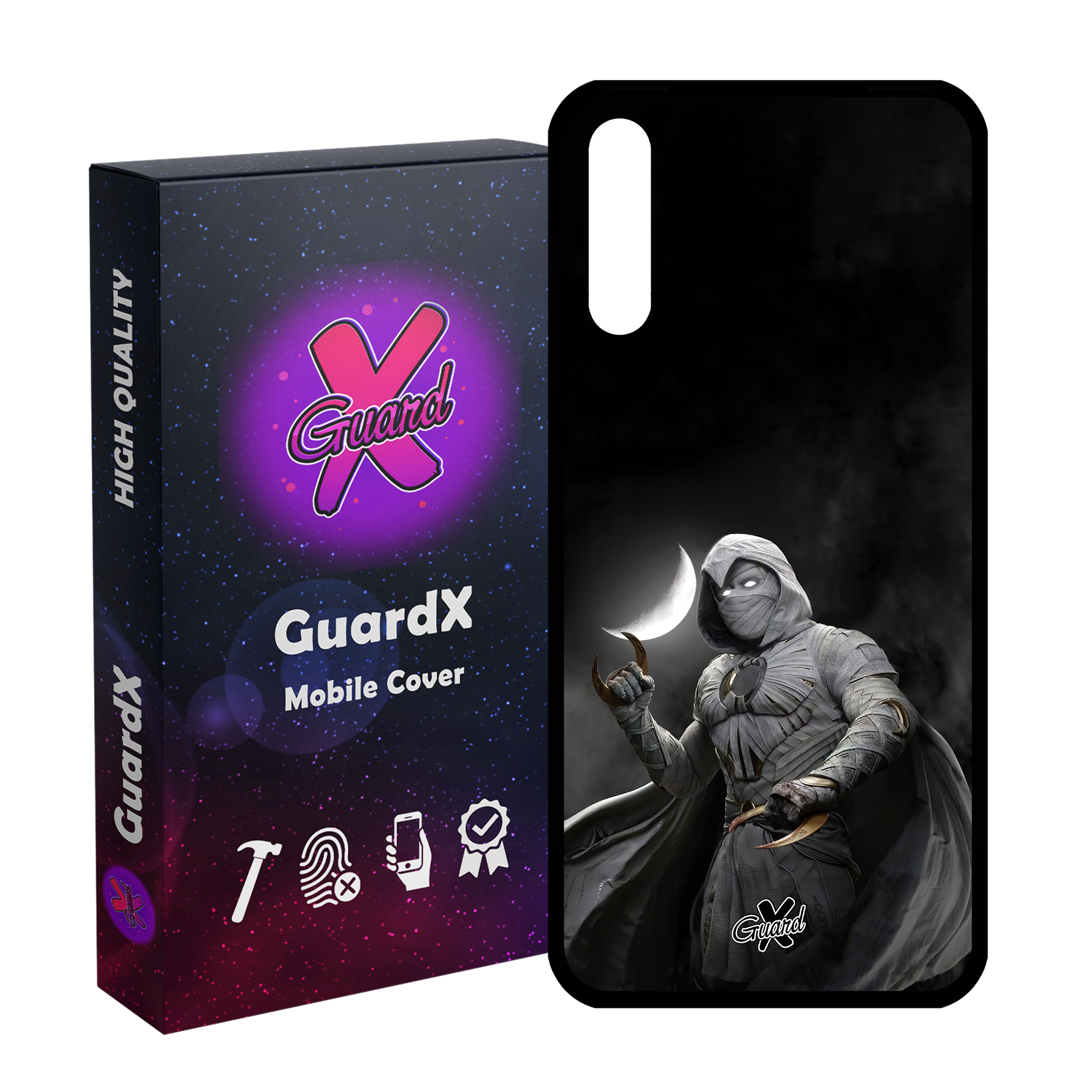 کاور گارد ایکس طرح Moon Knight مدل Glass10482 مناسب برای گوشی موبایل آنر 9X/9X Pro/Y9S/P SMART Pro 2019