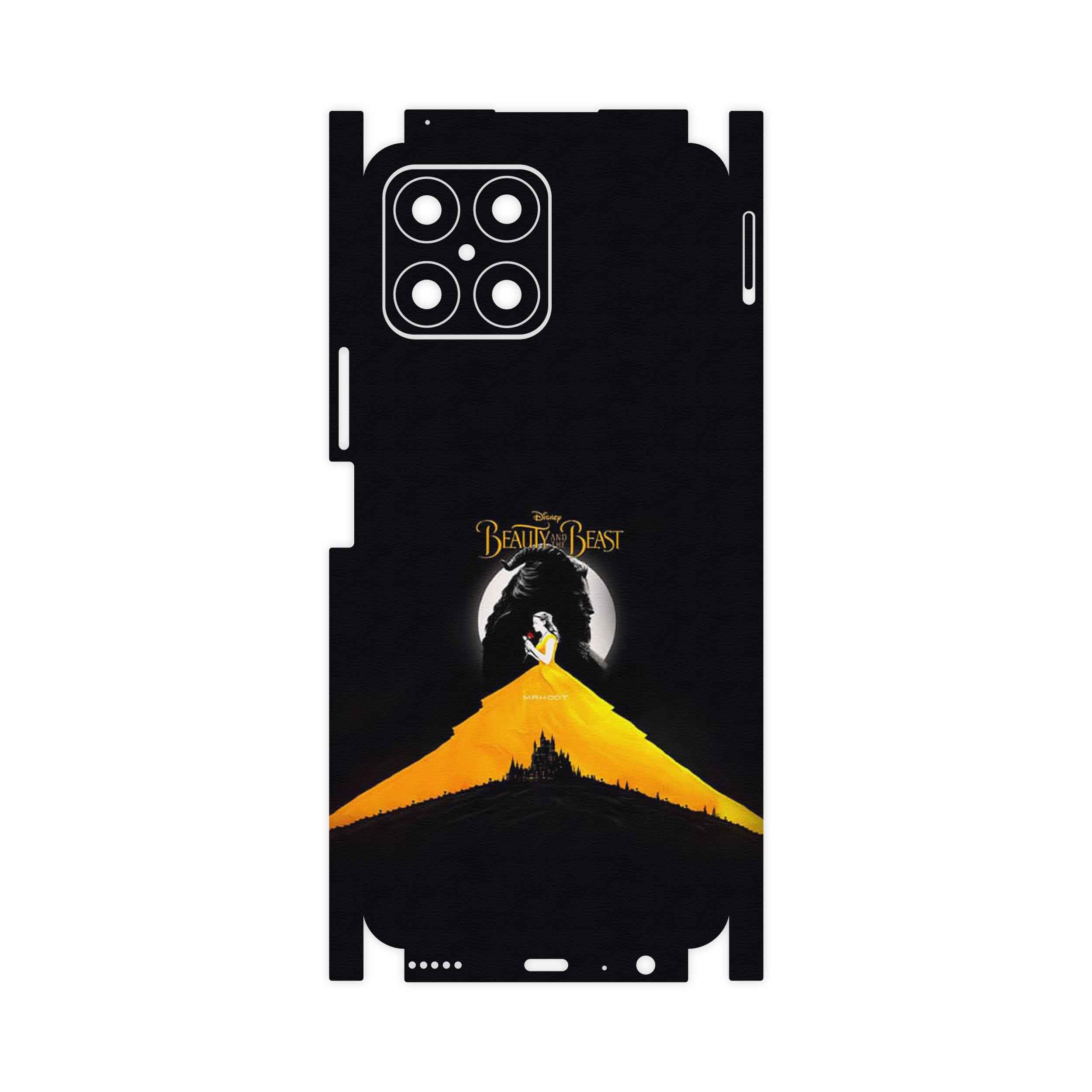 برچسب پوششی ماهوت مدل Beauty and the Beast-FullSkin مناسب برای گوشی موبایل آنر X8