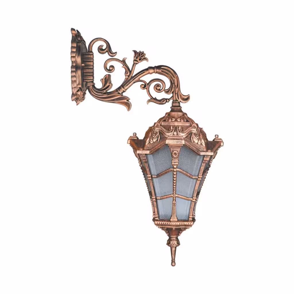 چراغ دیواری حیاطی و پارکی تکشیدفام مدل وستا کوچک کد 8804-15