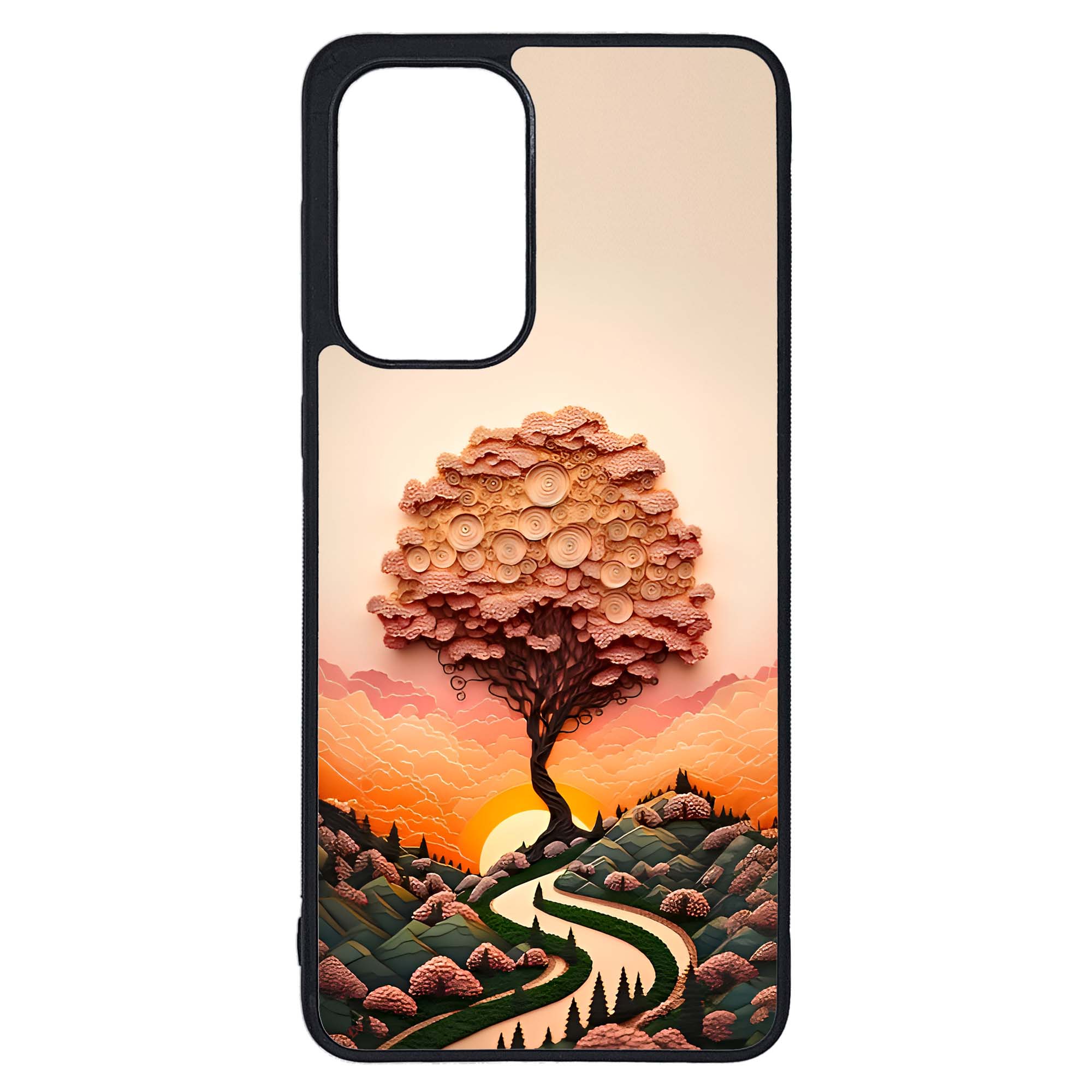 کاور طرح درخت کد G-127 مناسب برای گوشی موبایل سامسونگ Galaxy A23 / A23 5G | دیجی قاب دونی