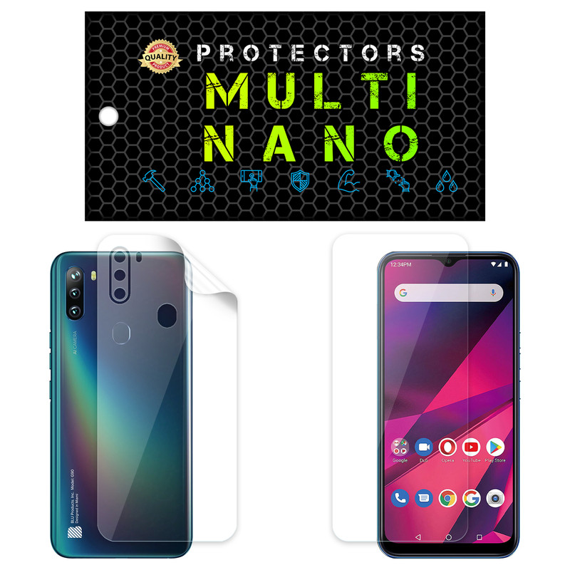 محافظ صفحه نمایش مولتی نانو مدل X-SFT مناسب برای گوشی موبایل بلو G90 به همراه محافظ پشت | کالا برتری
