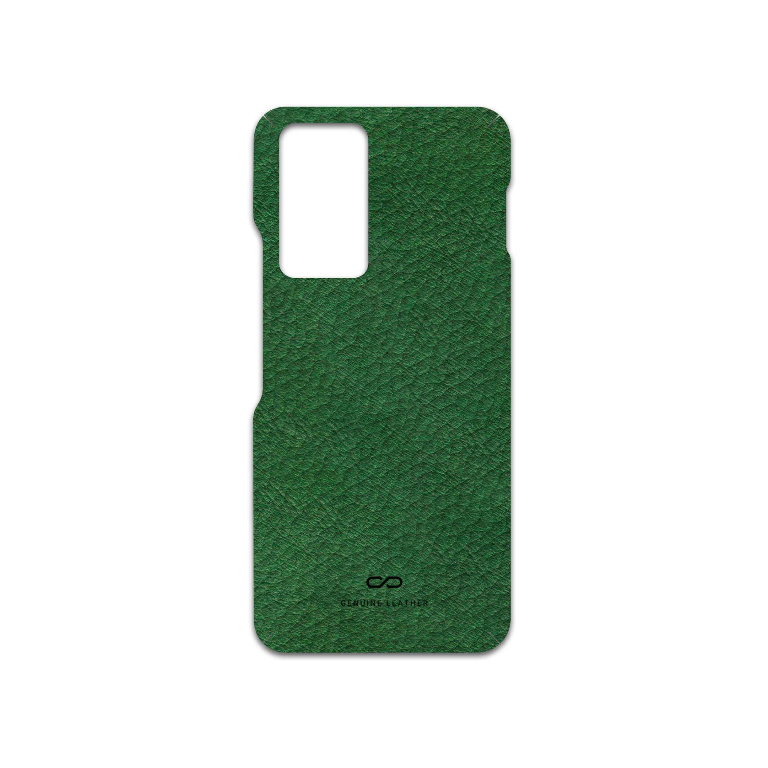 برچسب پوششی ماهوت مدل Green-Leather مناسب برای گوشی موبایل اینفینیکس Note 11 Pro