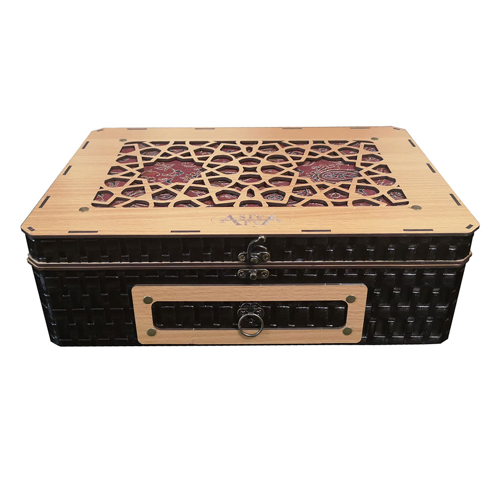 جعبه چای کیسه ای مدل چرمی