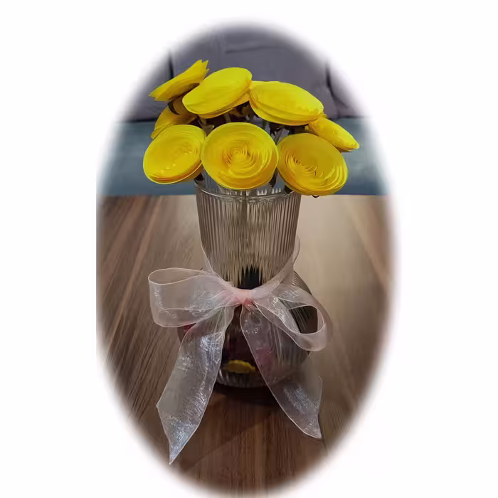 گل مصنوعی مدل رز ژولیت کد MK91 مجموعه 4 عددی