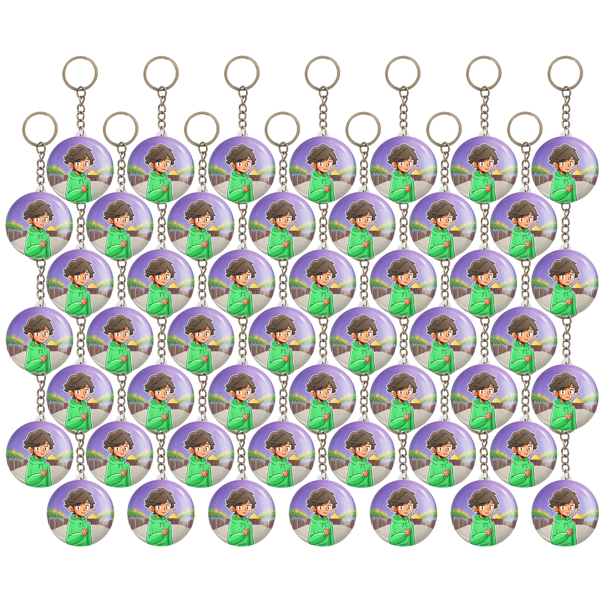 جاکلیدی خندالو طرح محرم و اربعین امام حسین کودکانه کد 7695 مجموعه 50 عددی