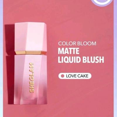 رژ گونه مایع شیگلم پد دار رنگ لاو کیک love cake