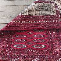 فرش دورو ابریشم دستباف