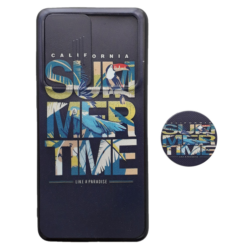 کاور طرح Summer کد S6504 مناسب برای گوشی موبایل اپل iPhone 12 Pro Max به همراه پایه نگهدارنده