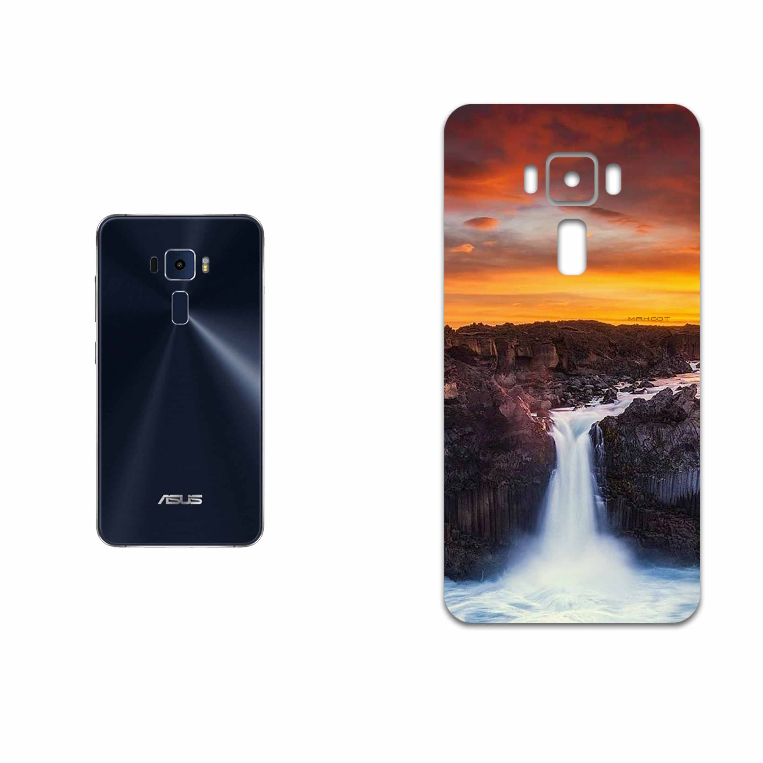 برچسب پوششی ماهوت مدل Waterfall مناسب برای گوشی موبایل ایسوس Zenfone 3 ZE552KL