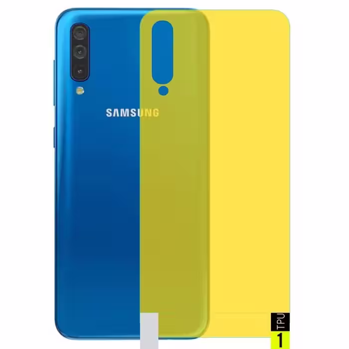 برچسب نانو پشت گوشی Samsung Galaxy A70 / A70S مدل فول کاور شفاف آنتی شوک