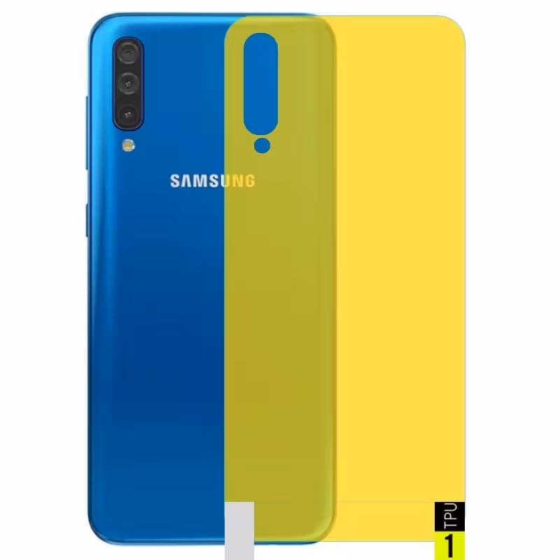 برچسب نانو پشت گوشی Samsung Galaxy A70 / A70S مدل فول کاور شفاف آنتی شوک
