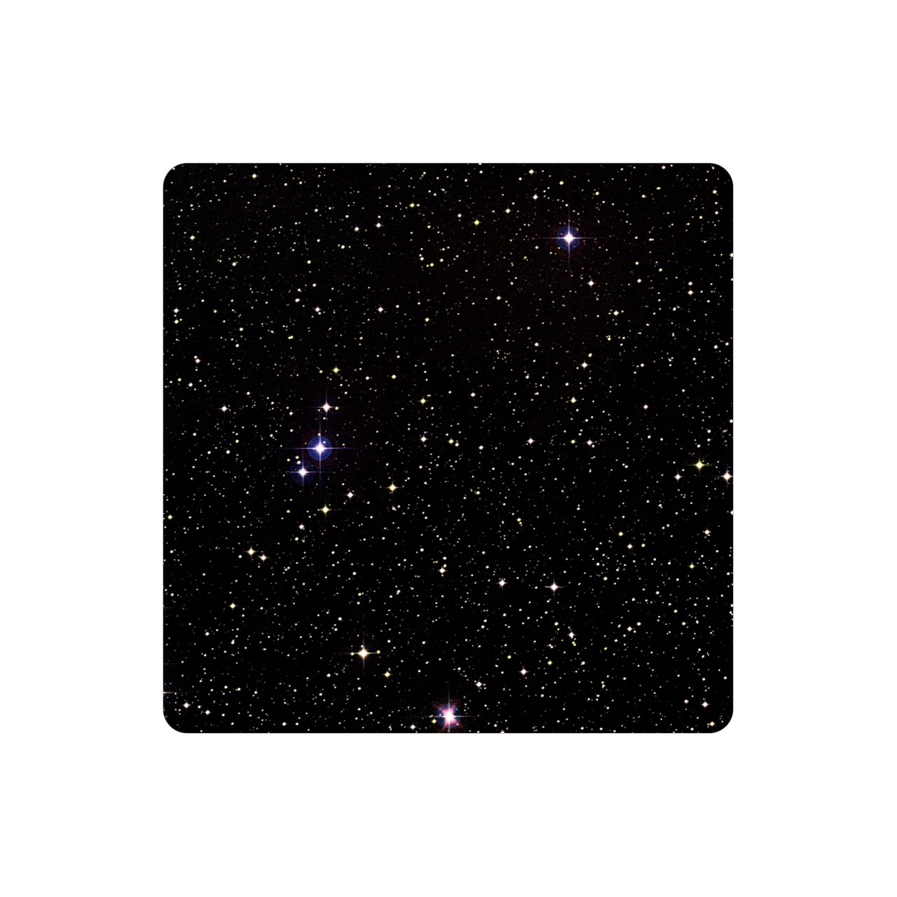 زیر لیوانی طرح گلکسی مدل MC1097