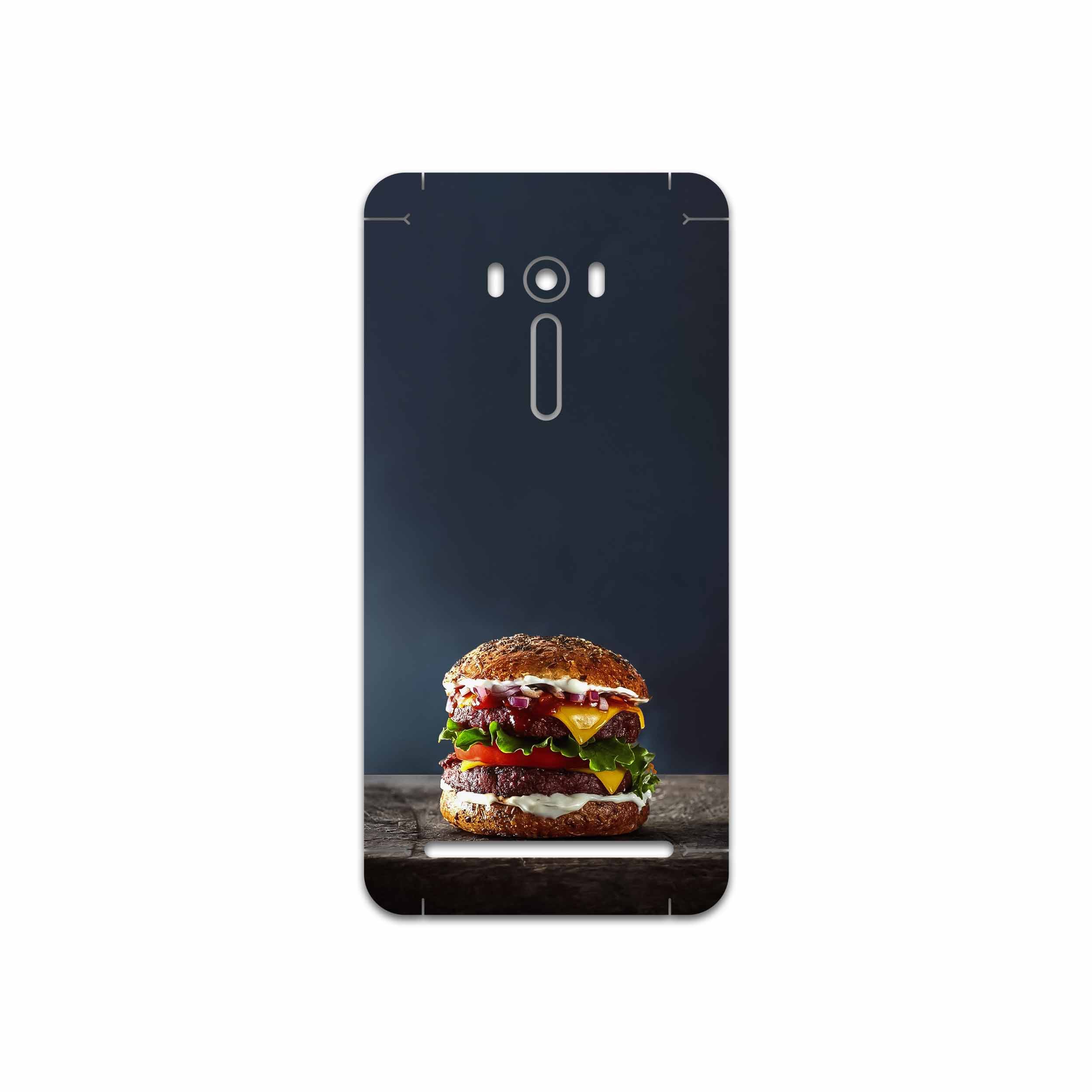 برچسب پوششی ماهوت مدل Hamburger مناسب برای گوشی موبایل ایسوس ZenFone Selfie
