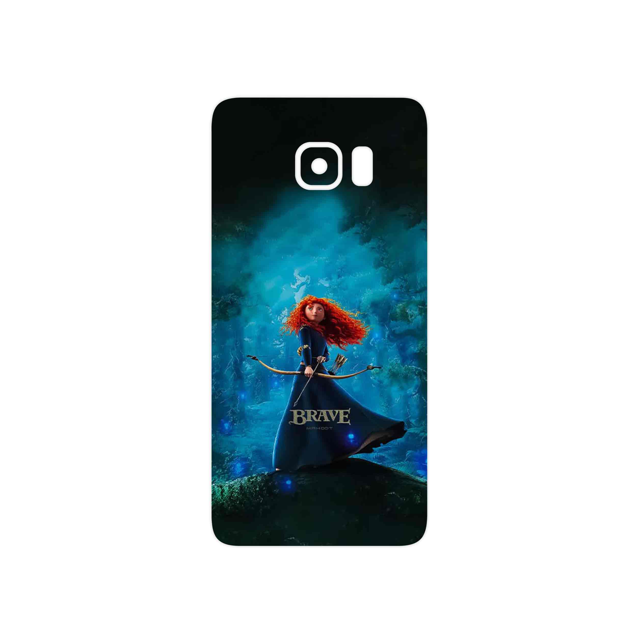 برچسب پوششی ماهوت مدل Brave مناسب برای گوشی موبایل سامسونگ Galaxy S6 Edge