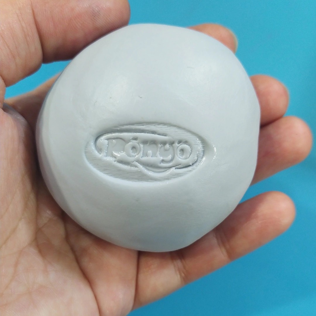 خمیر مجسمه سازی توناژ خاکستری  وزن 100 گرم خمیر  ایتالیایی هواخشک