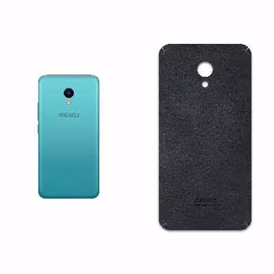 برچسب پوششی ماهوت مدل Graphite Buffalo Leather مناسب برای گوشی موبایل میزو M5