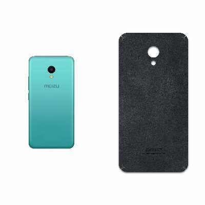 برچسب پوششی ماهوت مدل Graphite Buffalo Leather مناسب برای گوشی موبایل میزو M5