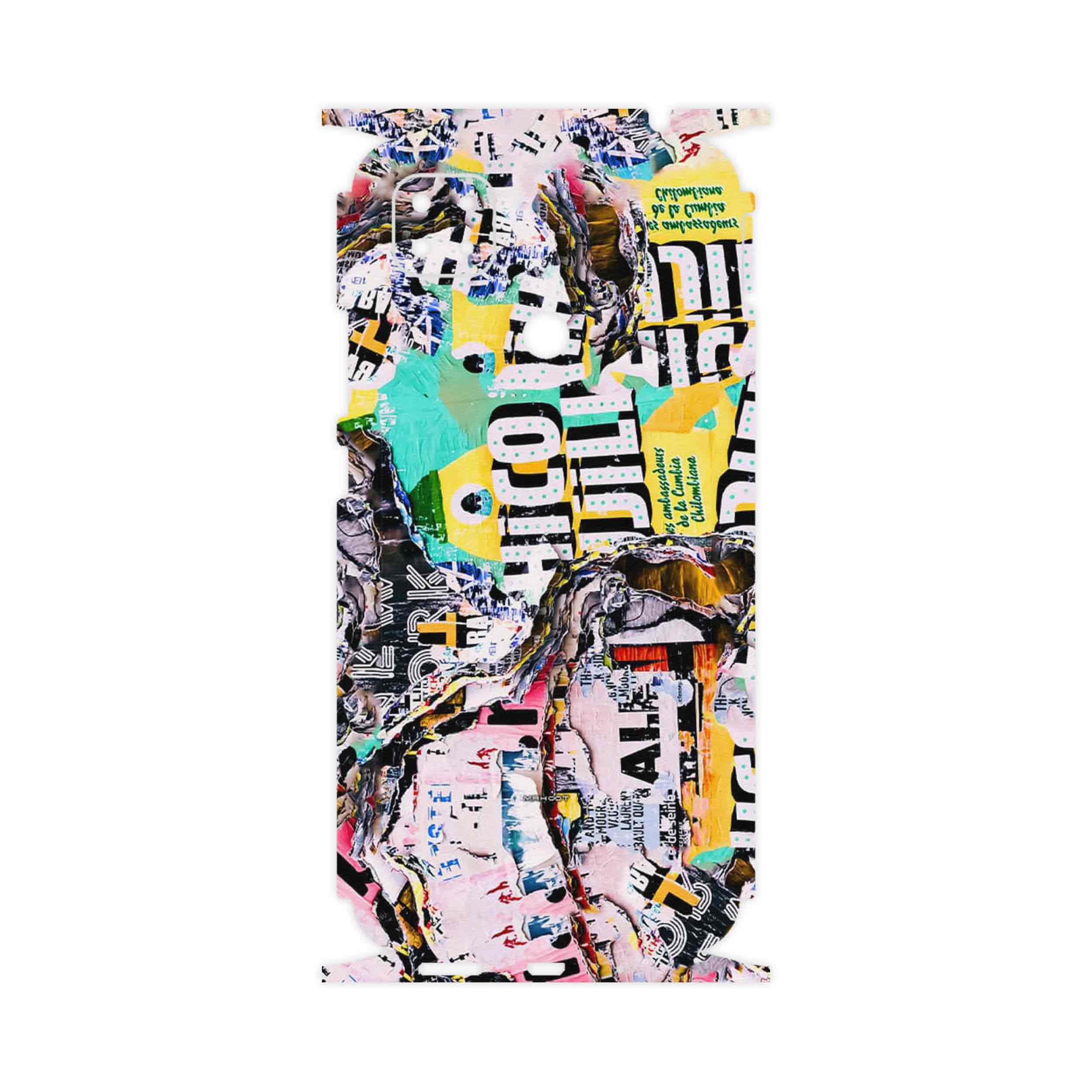 برچسب پوششی ماهوت مدل Collage of Teared Paper-FullSkin مناسب برای گوشی موبایل شیائومی Poco C31