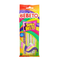 پاستیل شکری لوله ای میوه ای 75 گرم ببتو Bebeto Super Belts