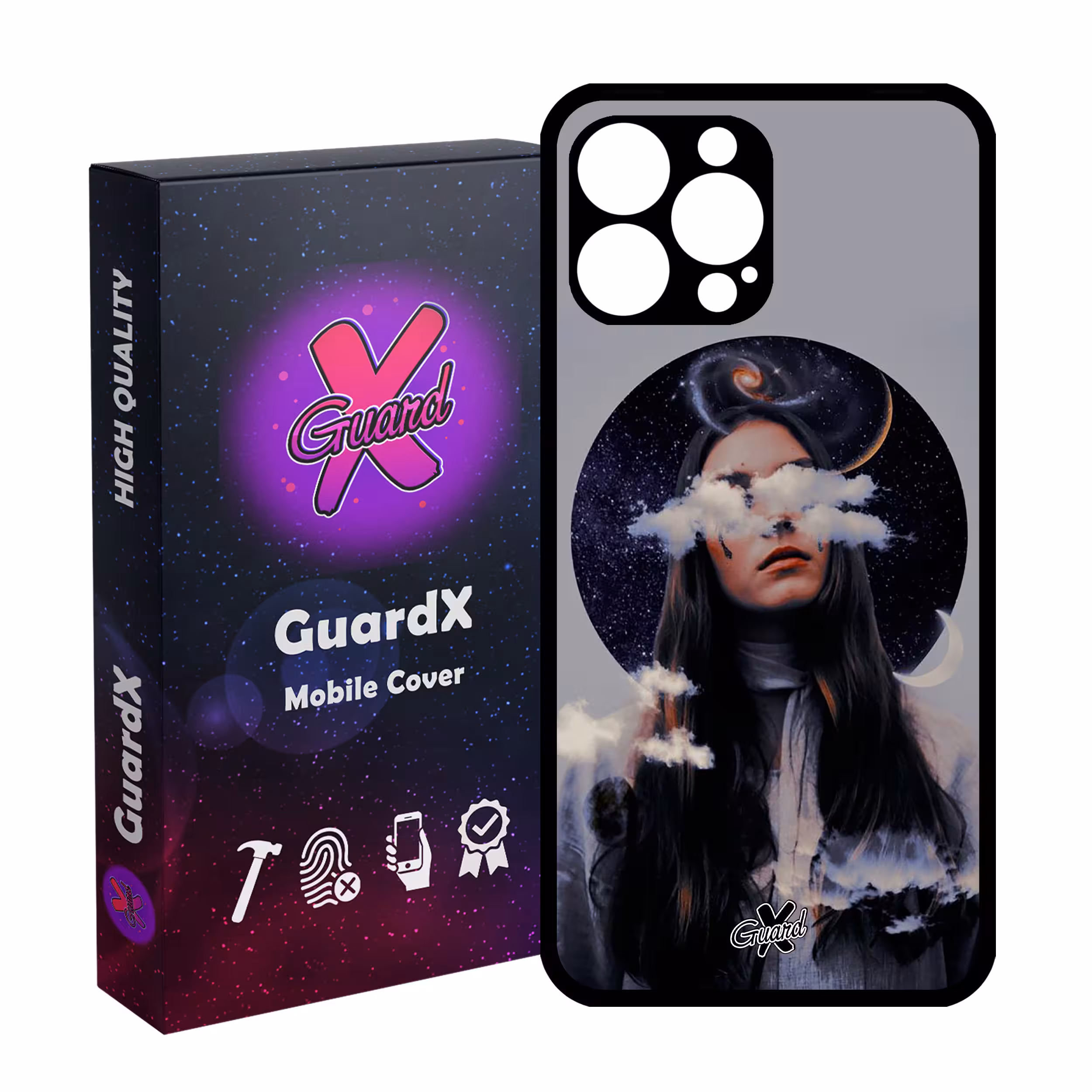 کاور گارد ایکس طرح Girl مدل Glass10011 مناسب برای گوشی موبایل اپل iPhone 13 Pro Max