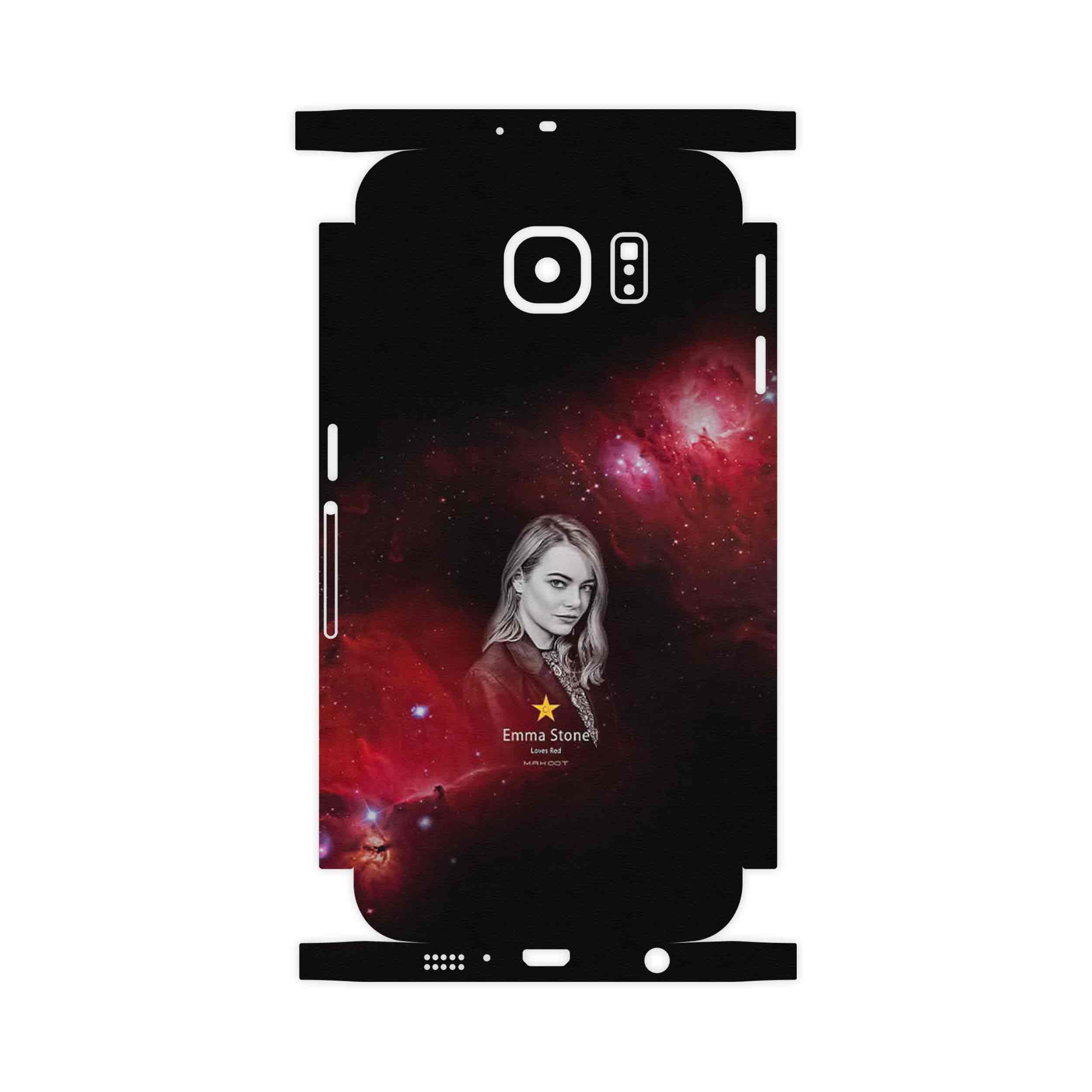 برچسب پوششی ماهوت مدل Emma Stone-FullSkin مناسب برای گوشی موبایل سامسونگ Galaxy S6 Edge