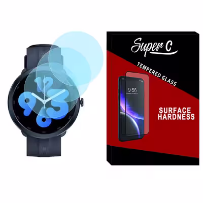 محافظ صفحه نمایش شیشه ای سوپرسی مدل SH-SC مناسب برای ساعت هوشمند شیائومی Maimo Watch R بسته سه عددی