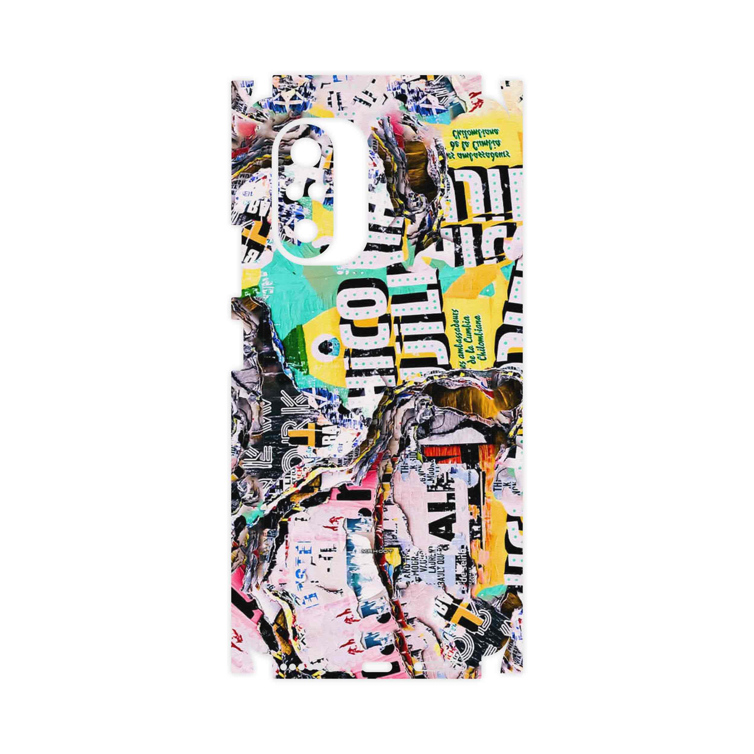 برچسب پوششی ماهوت مدل Collage of Teared Paper-FullSkin مناسب برای گوشی موبایل شیائومی Mi 11i