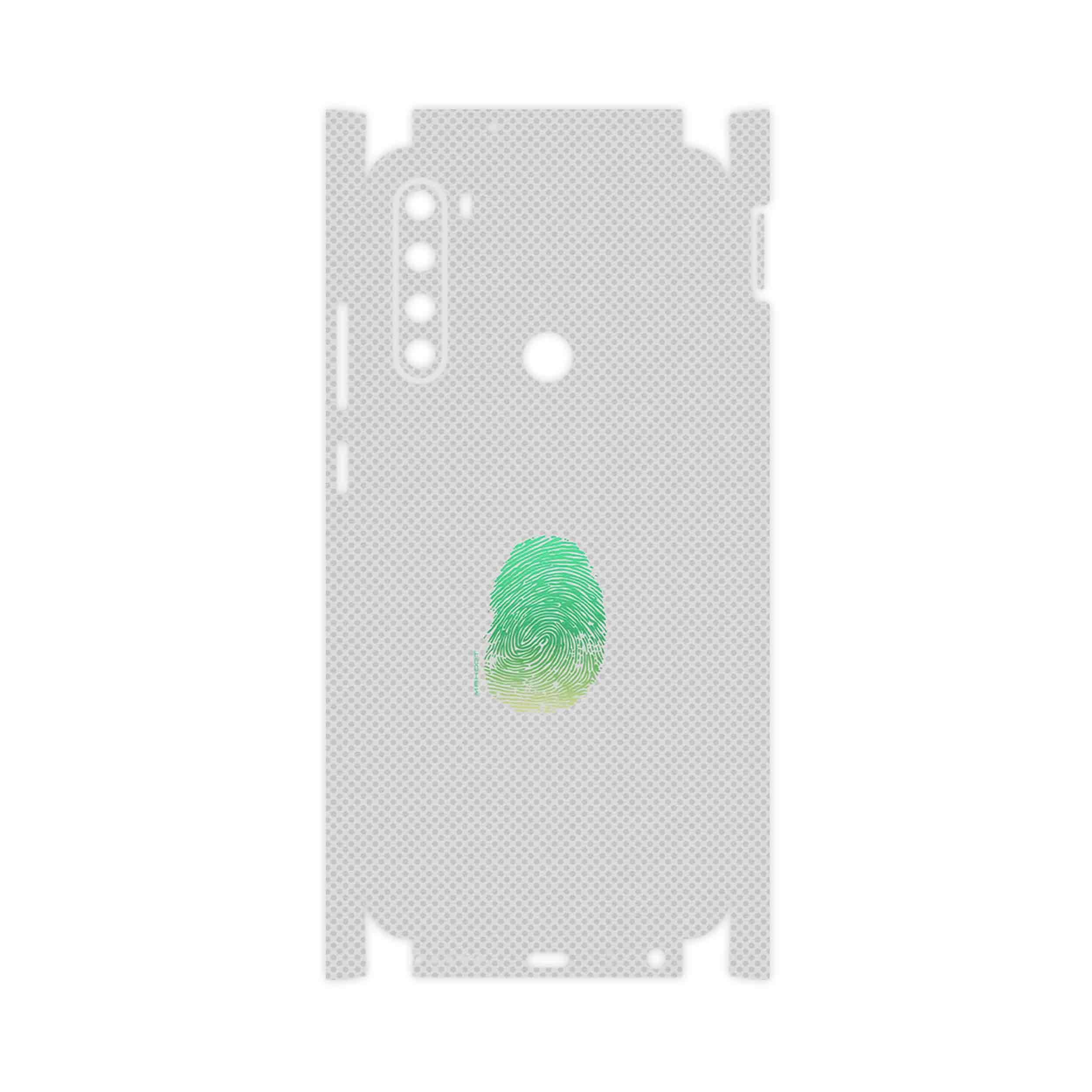 برچسب پوششی ماهوت مدل Minimal Fingerprint-FullSkin مناسب برای گوشی موبایل شیائومی Redmi Note 8 2021