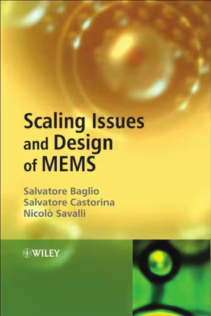 خرید و دانلود نسخه کامل کتاب Scaling Issues and Design of MEMS