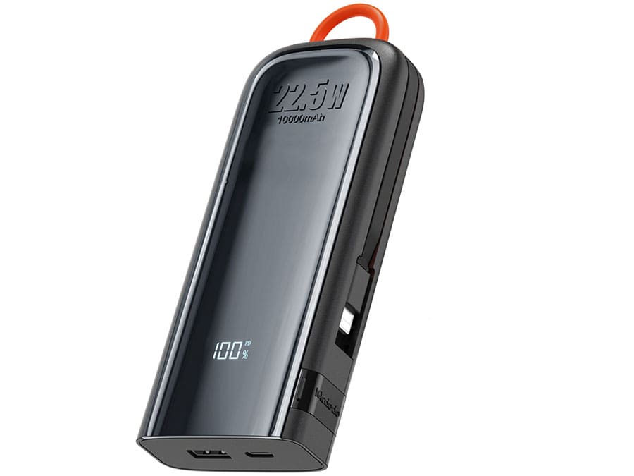 پاوربانک 10000 به همراه کابل لایتنینگ و تایپ‌سی مک‌دودو MCDODO MC-116 22.5W Power Bank