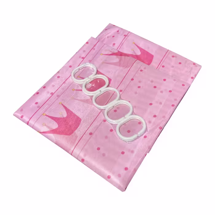 پرده حمام کد PH169 سایز 170x180 سانتی متر