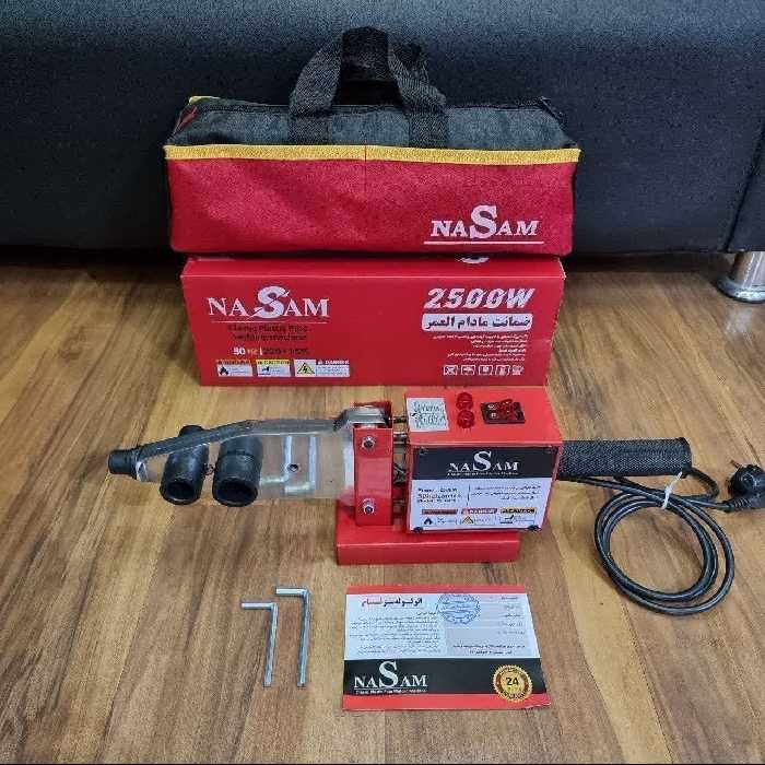  اتو لوله ایرانی گوشه زن نسام Nasam با کیف برزنتی مدل 6276 ، پس کرایه