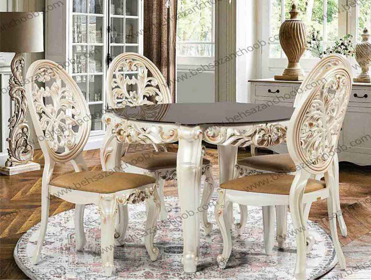 میزناهارخوری پلیمری رهام چهار نفره