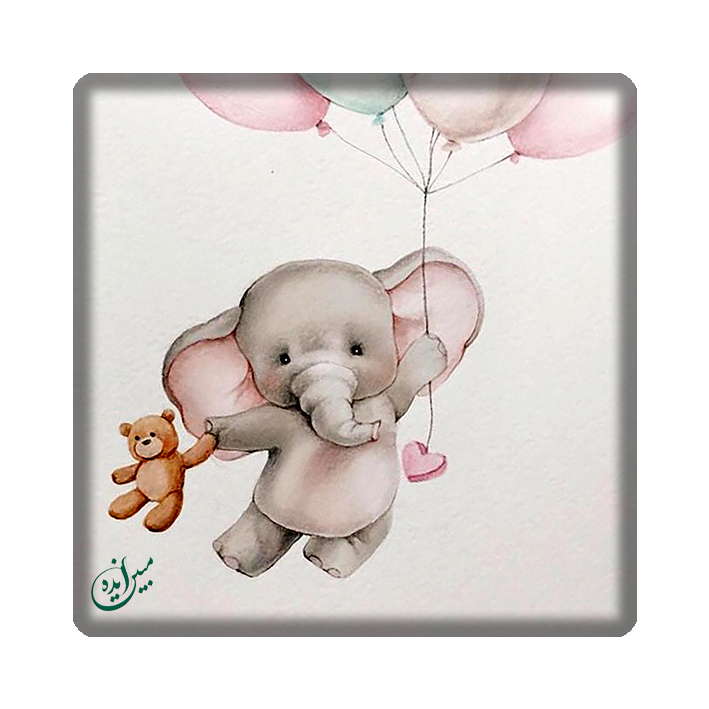 کاشی میبن ایده مدل کارتونی kh10 کد 979