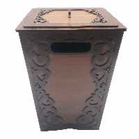 سطل زباله درب دار 013A 