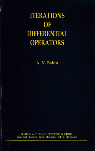 خرید و دانلود نسخه کامل کتاب Iterations of Differential Operators