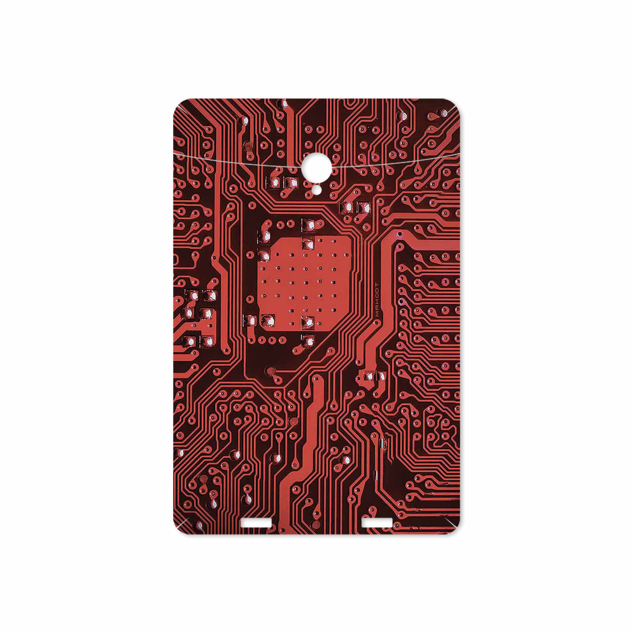 برچسب پوششی ماهوت مدل Red Printed Circuit Board مناسب برای تبلت وریکو Unipad