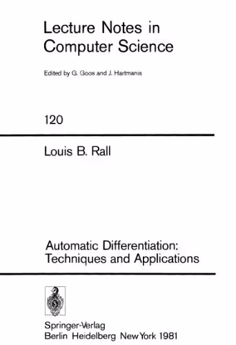 خرید و دانلود نسخه کامل کتاب Automatic Differentiation: Techniques and Applications