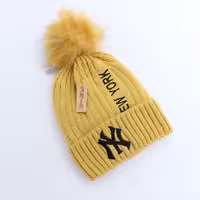 کلاه لب برگرد NY رنگ زرد 61571