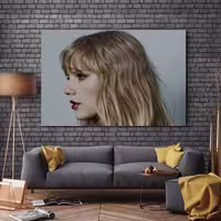 تابلو شاسی طرح موسیقی مدل Taylor Swift کد A421 | دنیای قاب