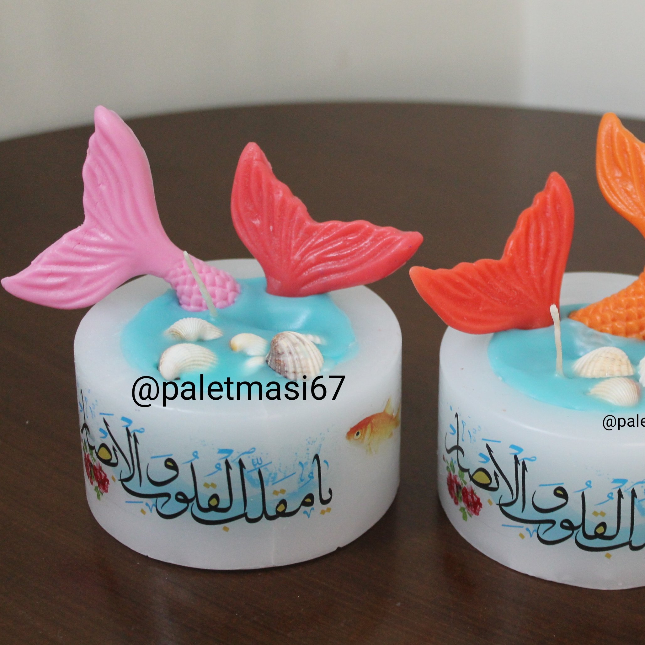 شمع حوضچه دم ماهی بزرگ 